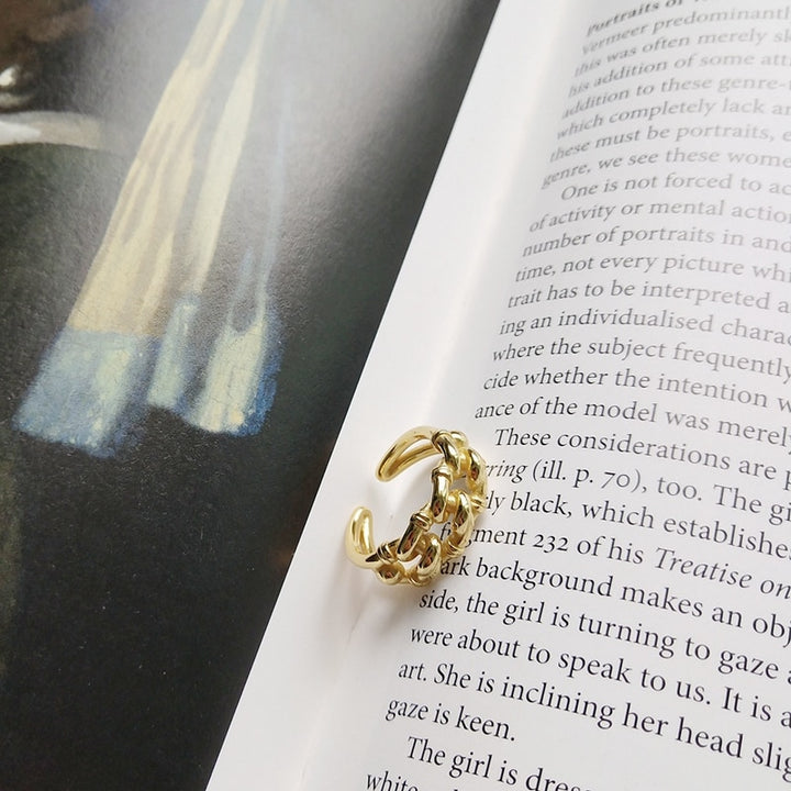 DAKITI | טבעת נשים גורמט בציפוי זהב